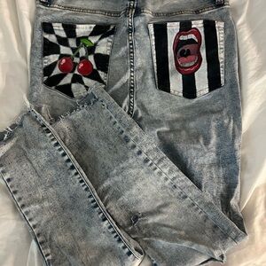 Custom Hand Painted Wild Fable Jeans